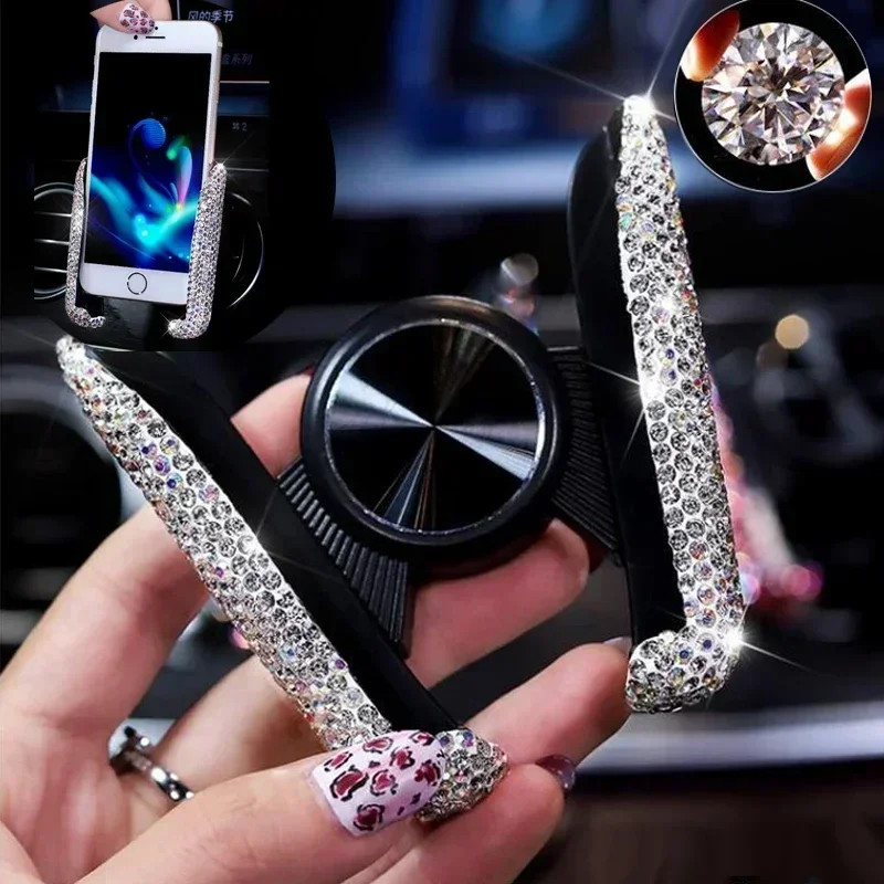 Phone Accessories For Your Car - YENİ Araba Telefon Tutucu Elmas Kristal