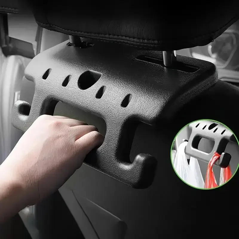 Phone Accessories Hanger - Araba Koltuğu Baş Dayama Kancası Karbon