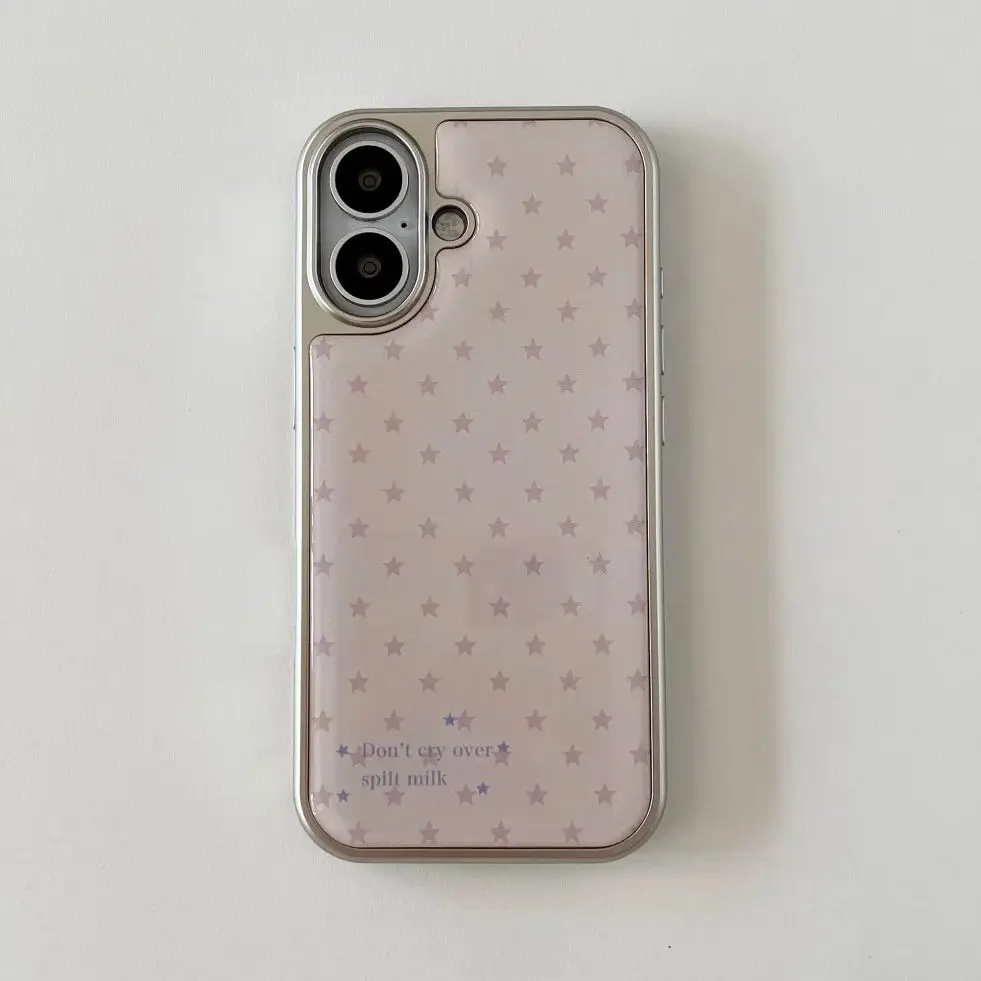Phone Accessories For Girls - Kore Tarzı Kız Kalbi Pembe Yıldız
