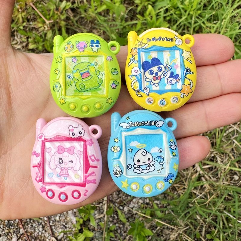 Phone Accessories Beads - Tamagotchi çift taraflı baskılı boncuklar DIY