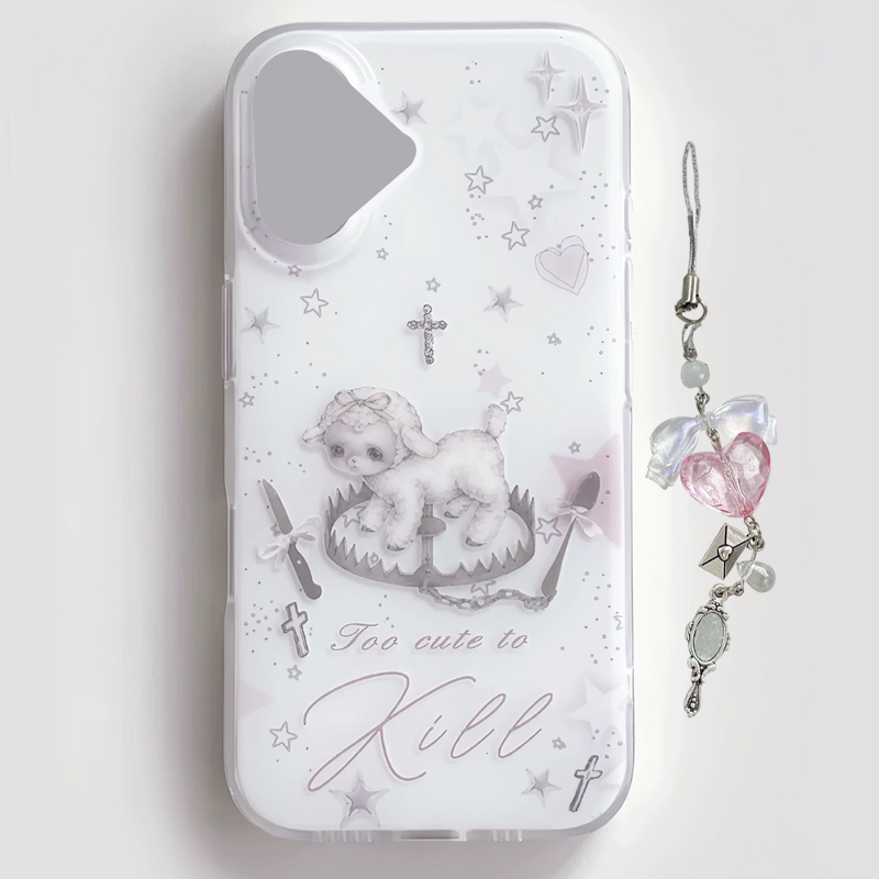 Phone Accessories For Girls - Y2K Kore Tarzı Yaratıcı Sevimli Pembe