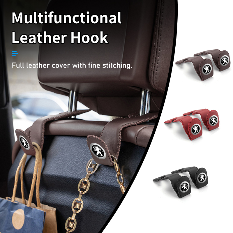 Phone Accessories Hanger - Peugeot Araba Koltuk Başlığı Kancası Telefon