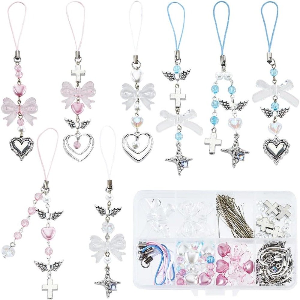 154 adet DIY 8 takım telefon s - Phone Accessories Beads incelemesi ve fiyatı