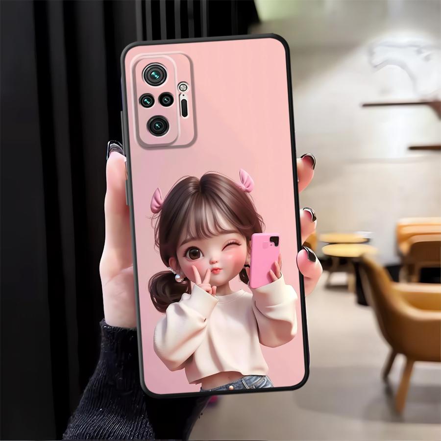 Karikatür Kız Desenli Telefon  - Phone Accessories For Girls incelemesi ve fiyatı