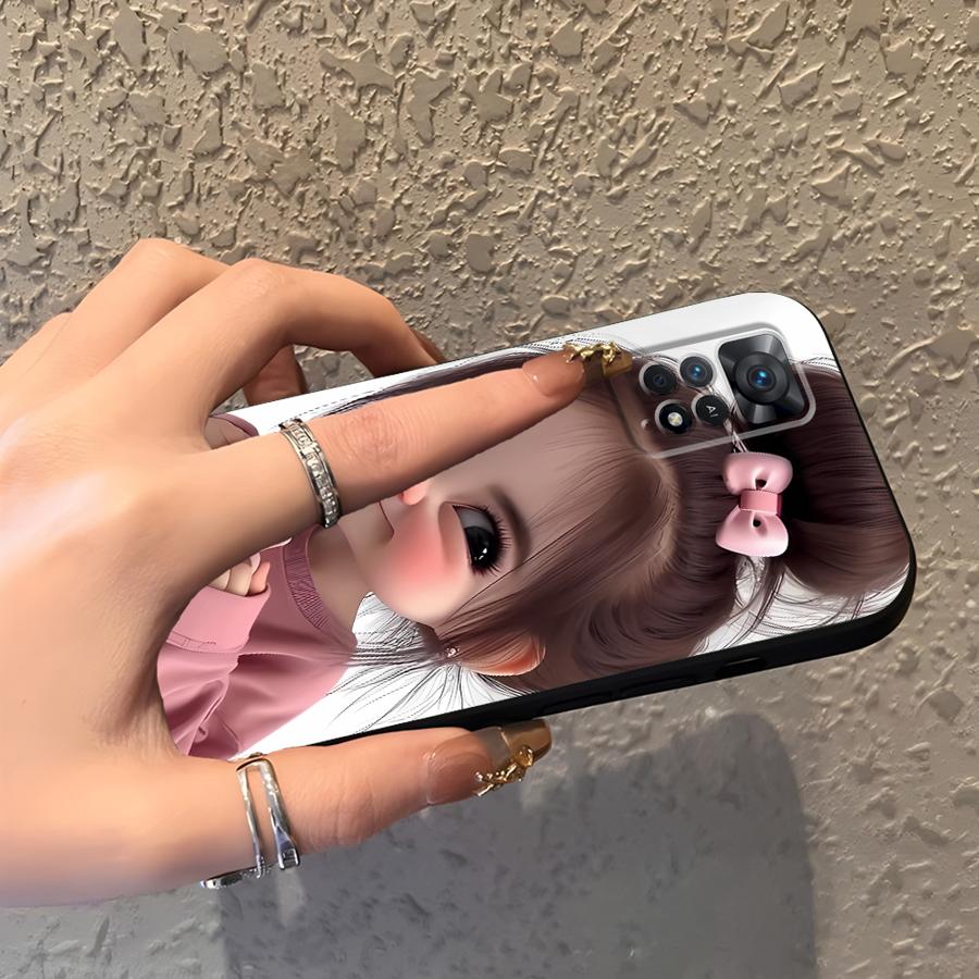 Karikatür Kız Desenli Telefon  - Phone Accessories For Girls incelemesi ve fiyatı