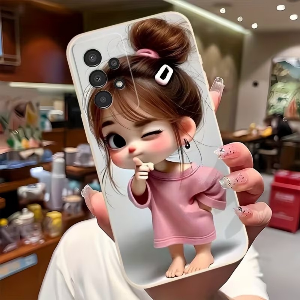 Sevimli Karikatür Kız Desenli  - Phone Accessories For Girls incelemesi ve fiyatı
