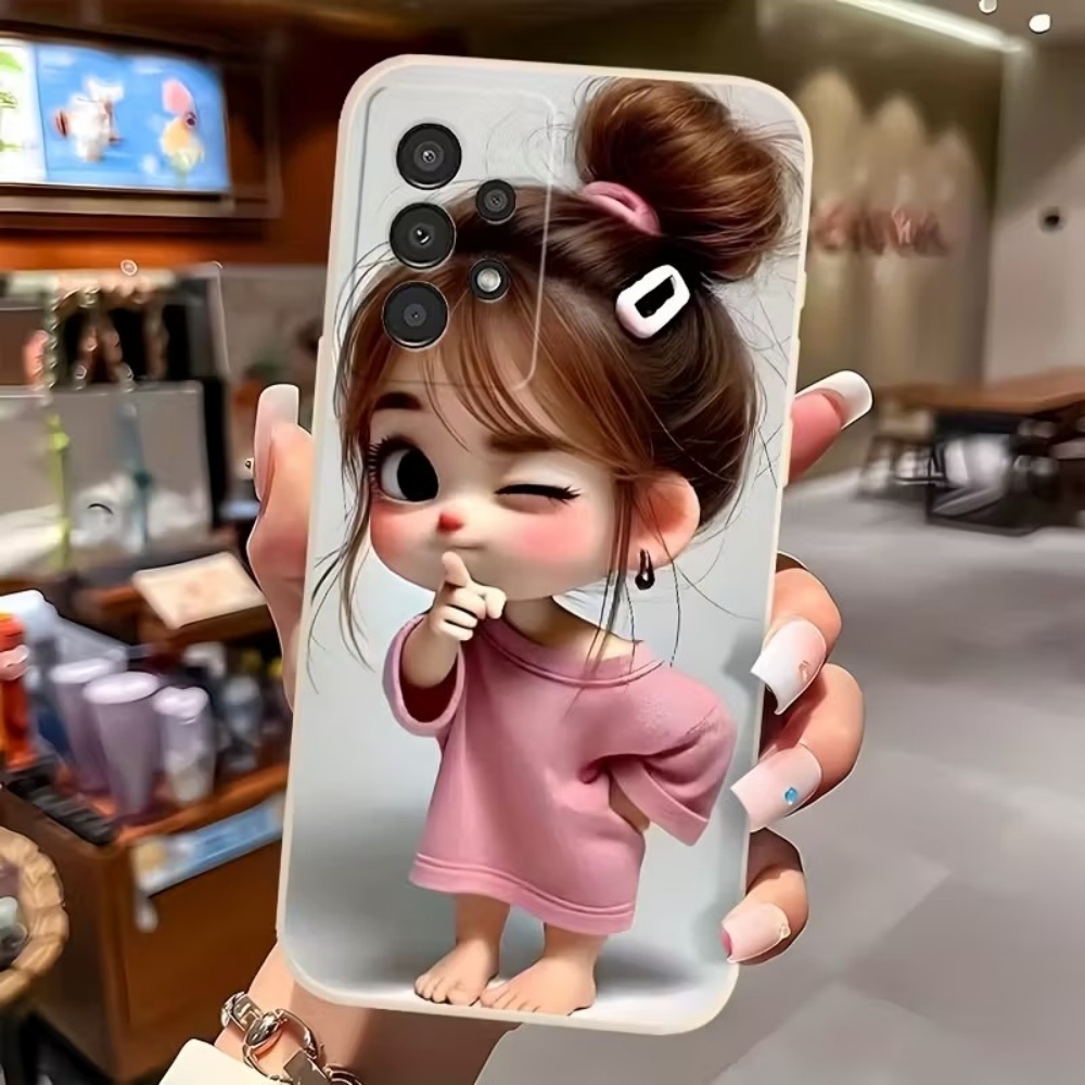 Sevimli Karikatür Kız Desenli  - Phone Accessories For Girls incelemesi ve fiyatı